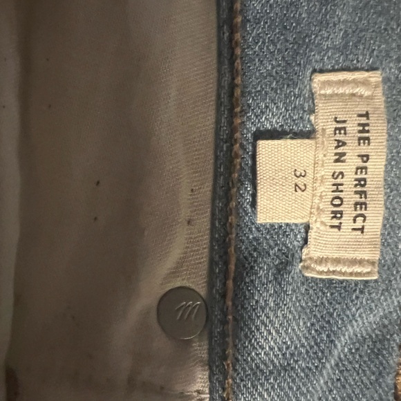 Madewell Shorts Womens Plus Size 32 Relaxed Jean Denim Light Wash - Picture 4 of 4